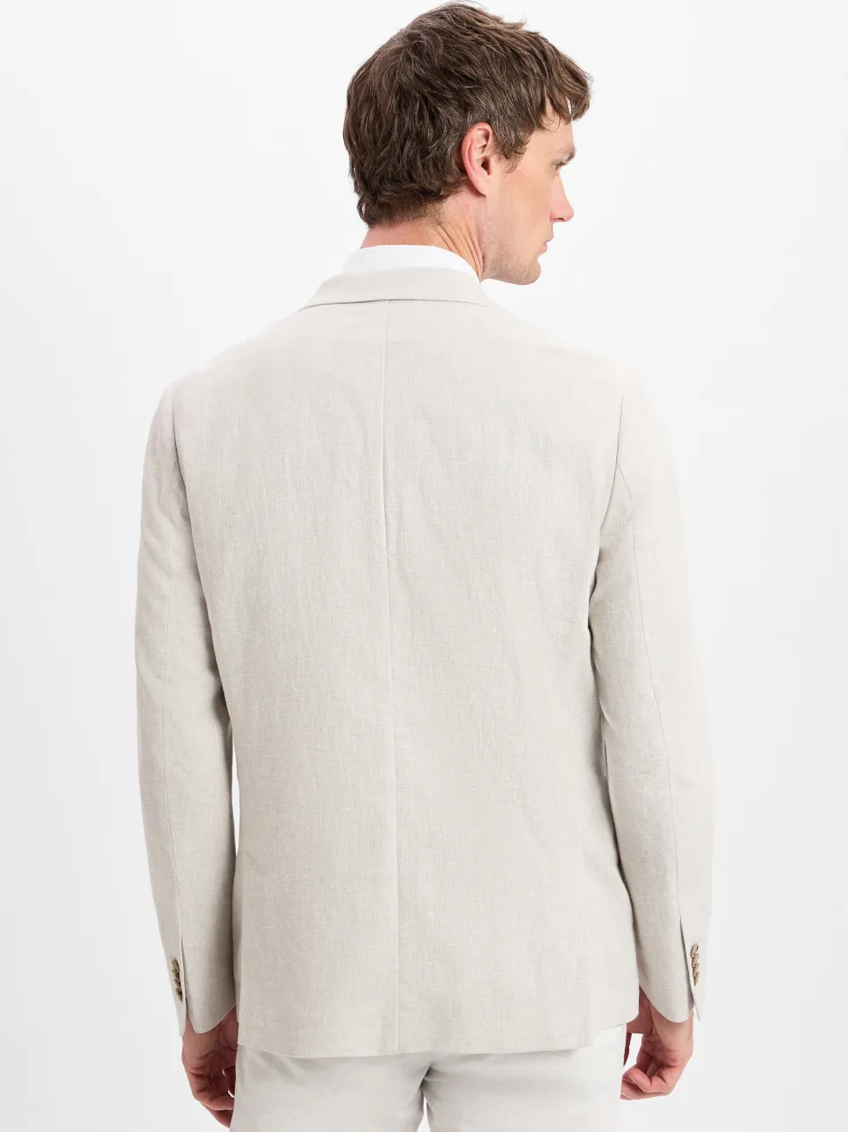Herren Sakko mit Leinenanteil