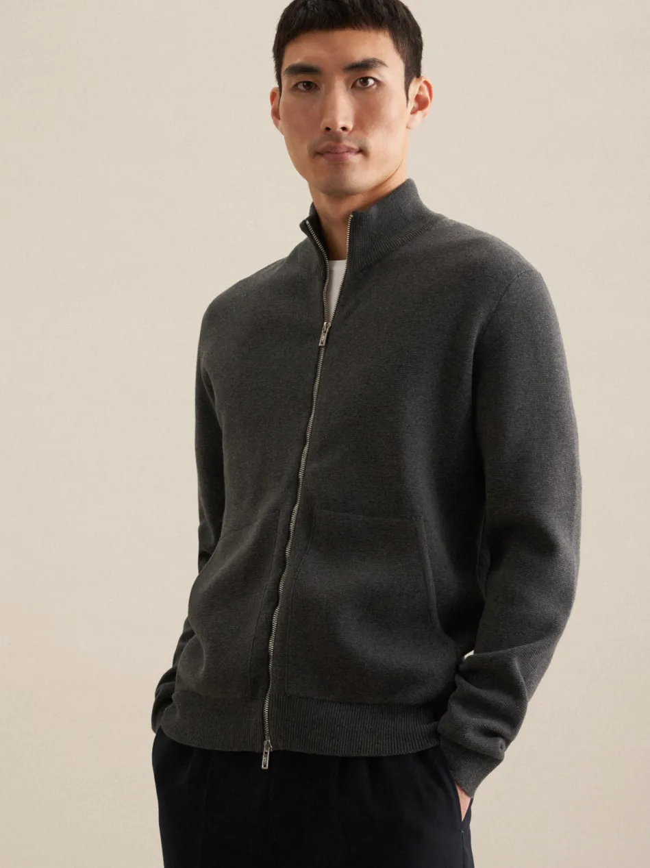 Herren Strick-Jacke - Uni