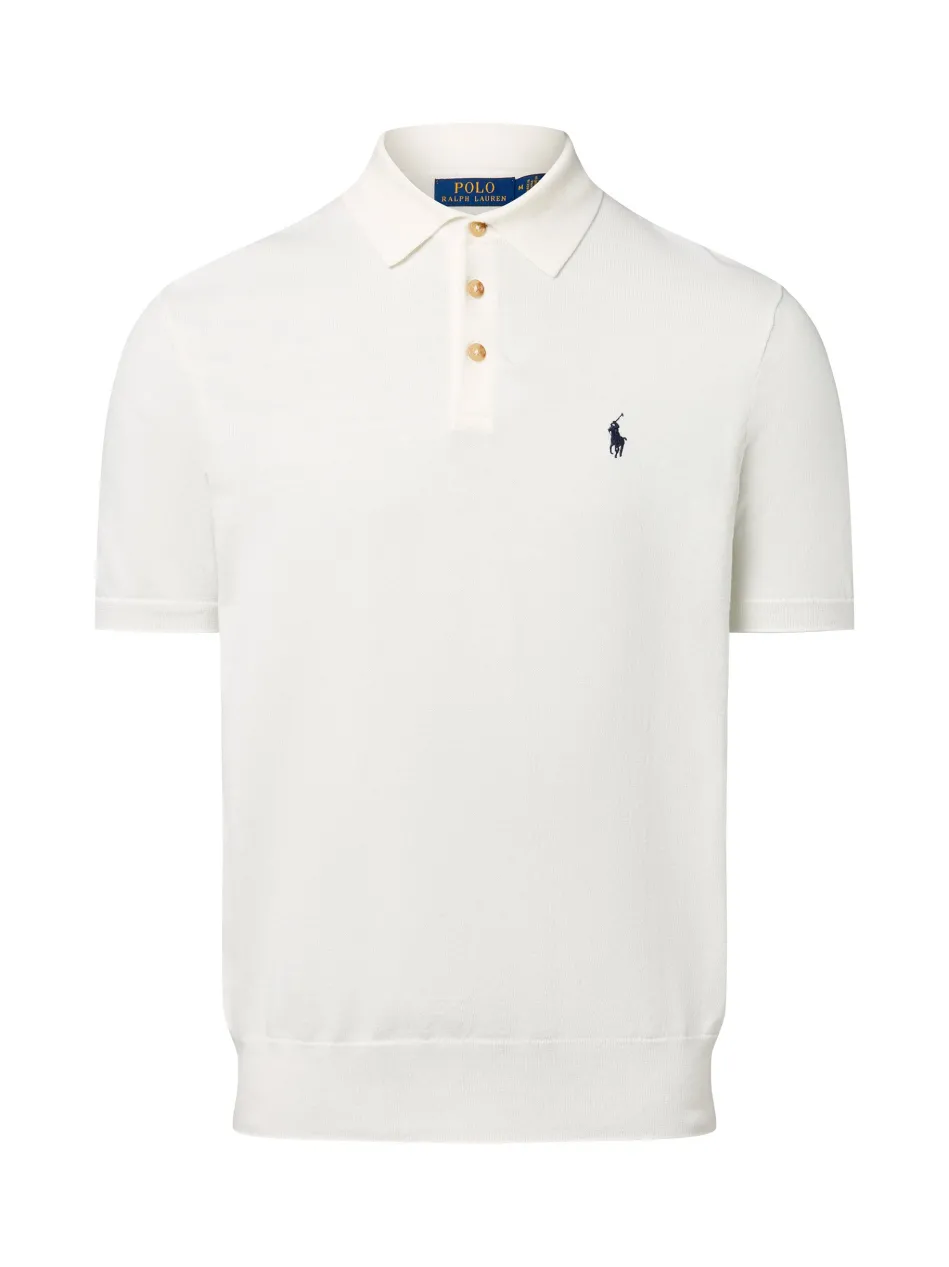 Herren Strick-Poloshirt