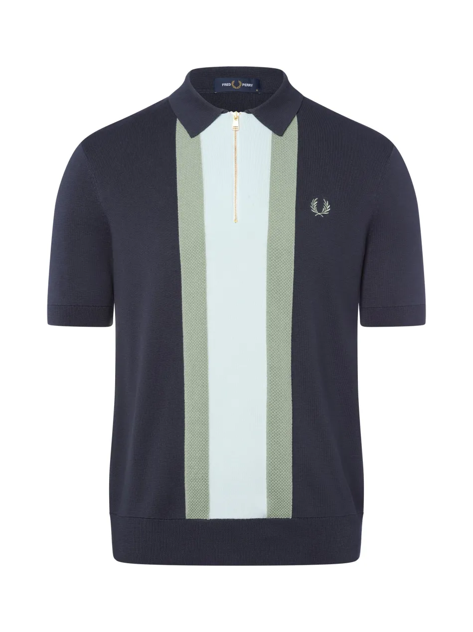 Herren Strick-Poloshirt