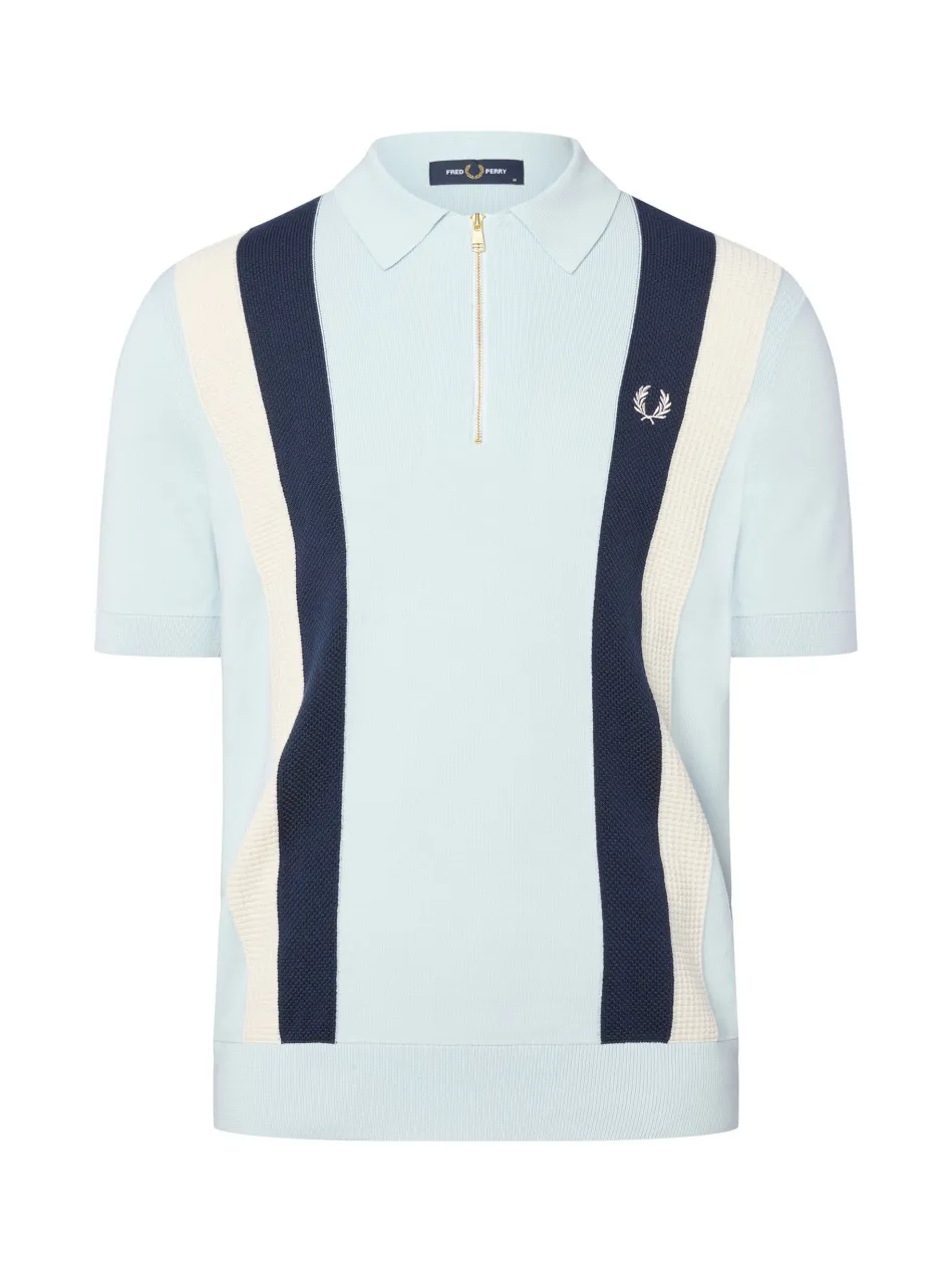 Herren Strick-Poloshirt