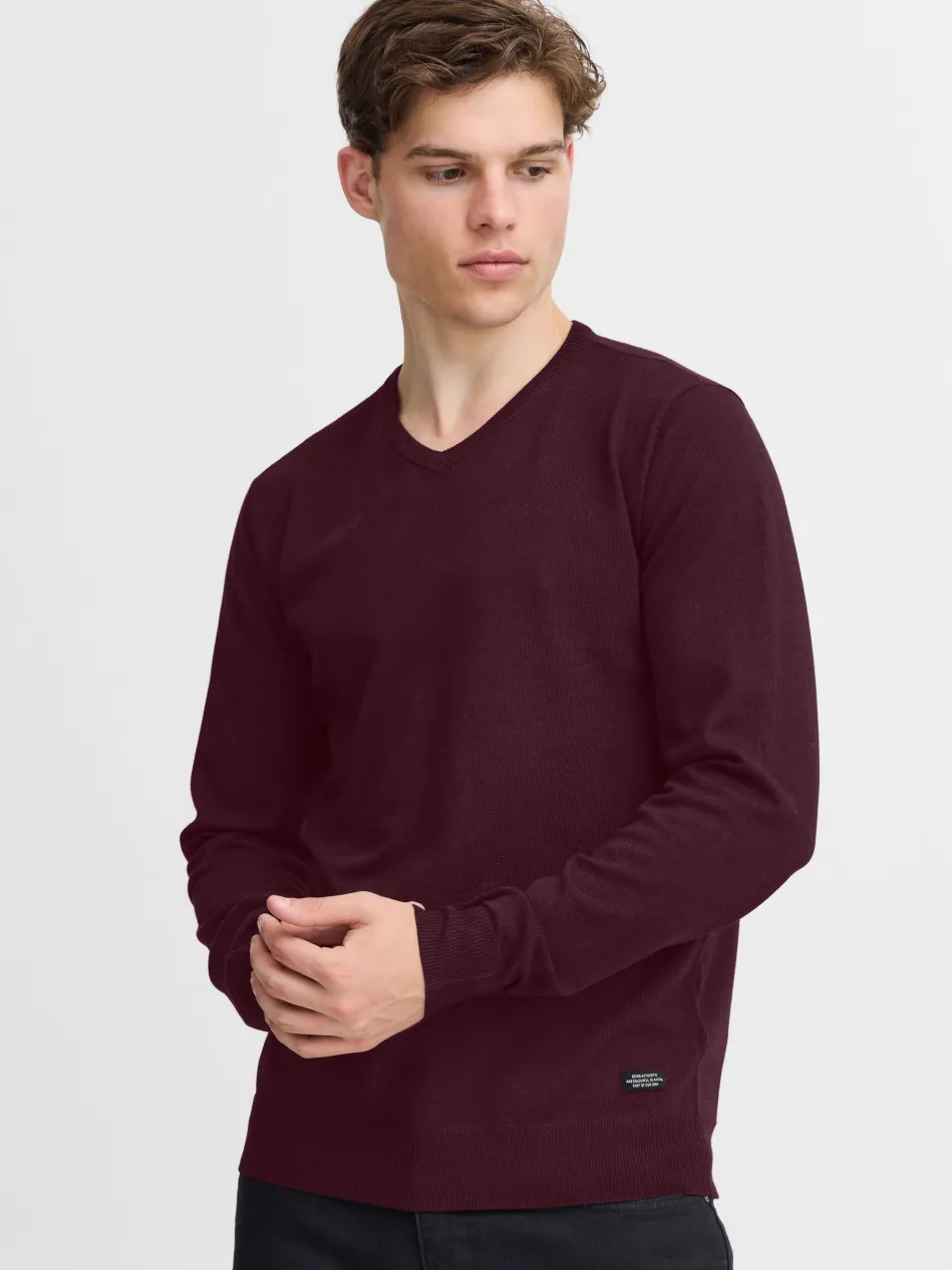 Herren Strickpullover - BHBRUTON V-neck