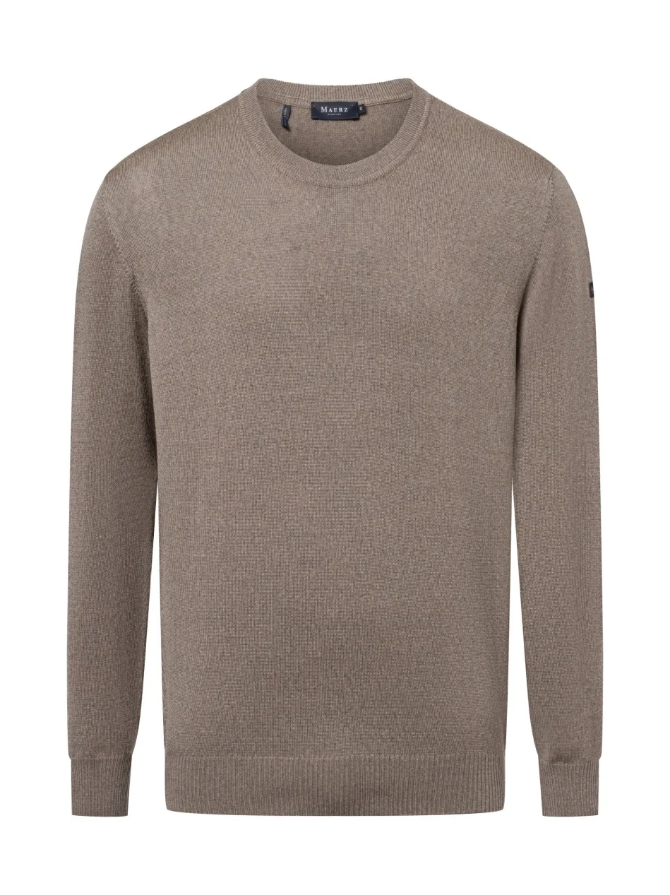 Herren Strickpullover aus Schurwolle