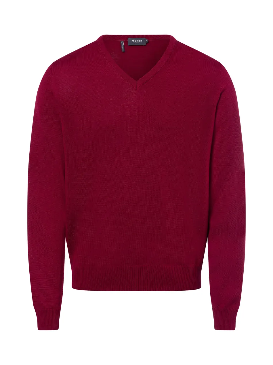 Herren Strickpullover aus Schurwolle