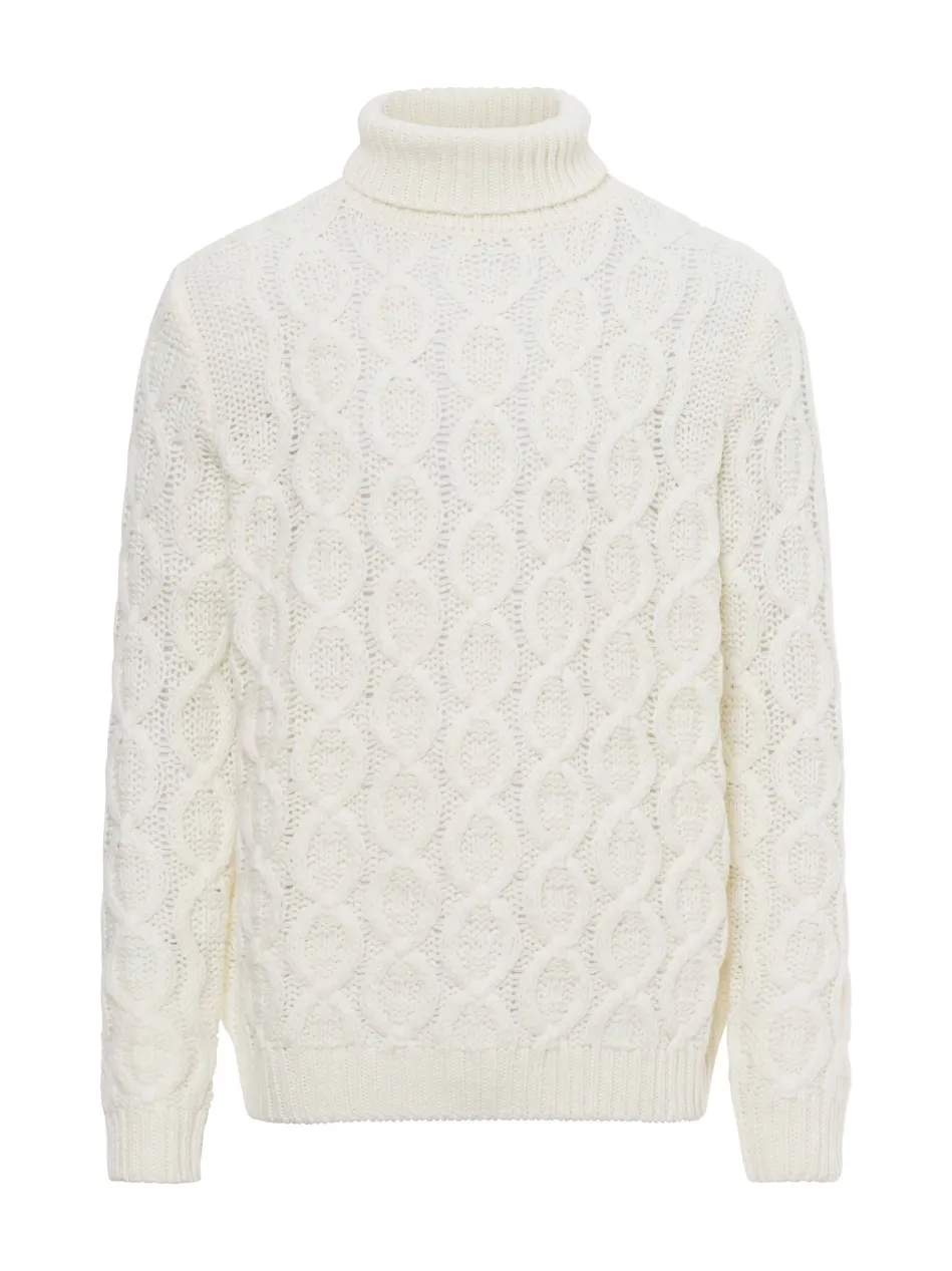 Herren Strickpullover mit Wollanteil