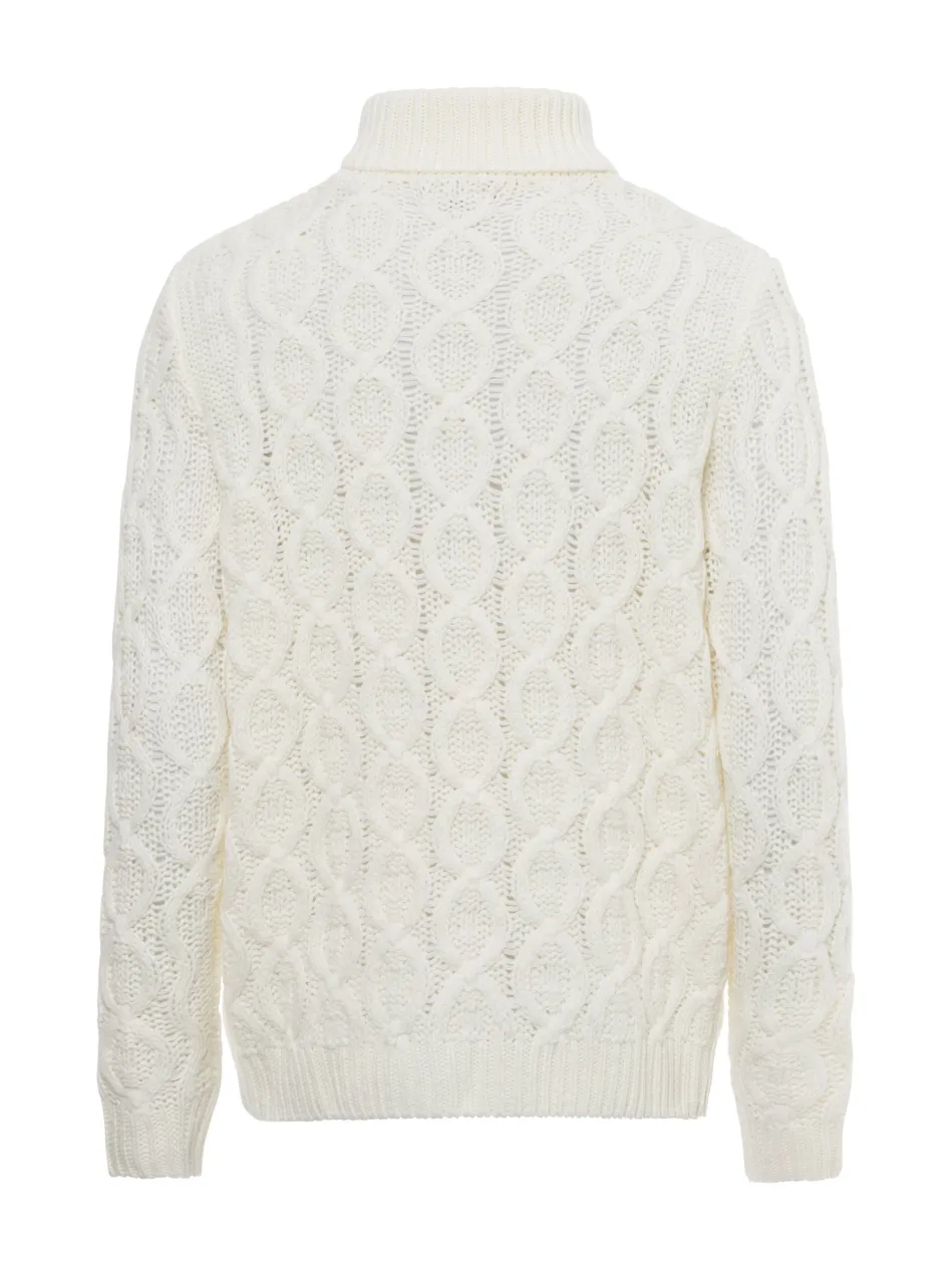 Herren Strickpullover mit Wollanteil