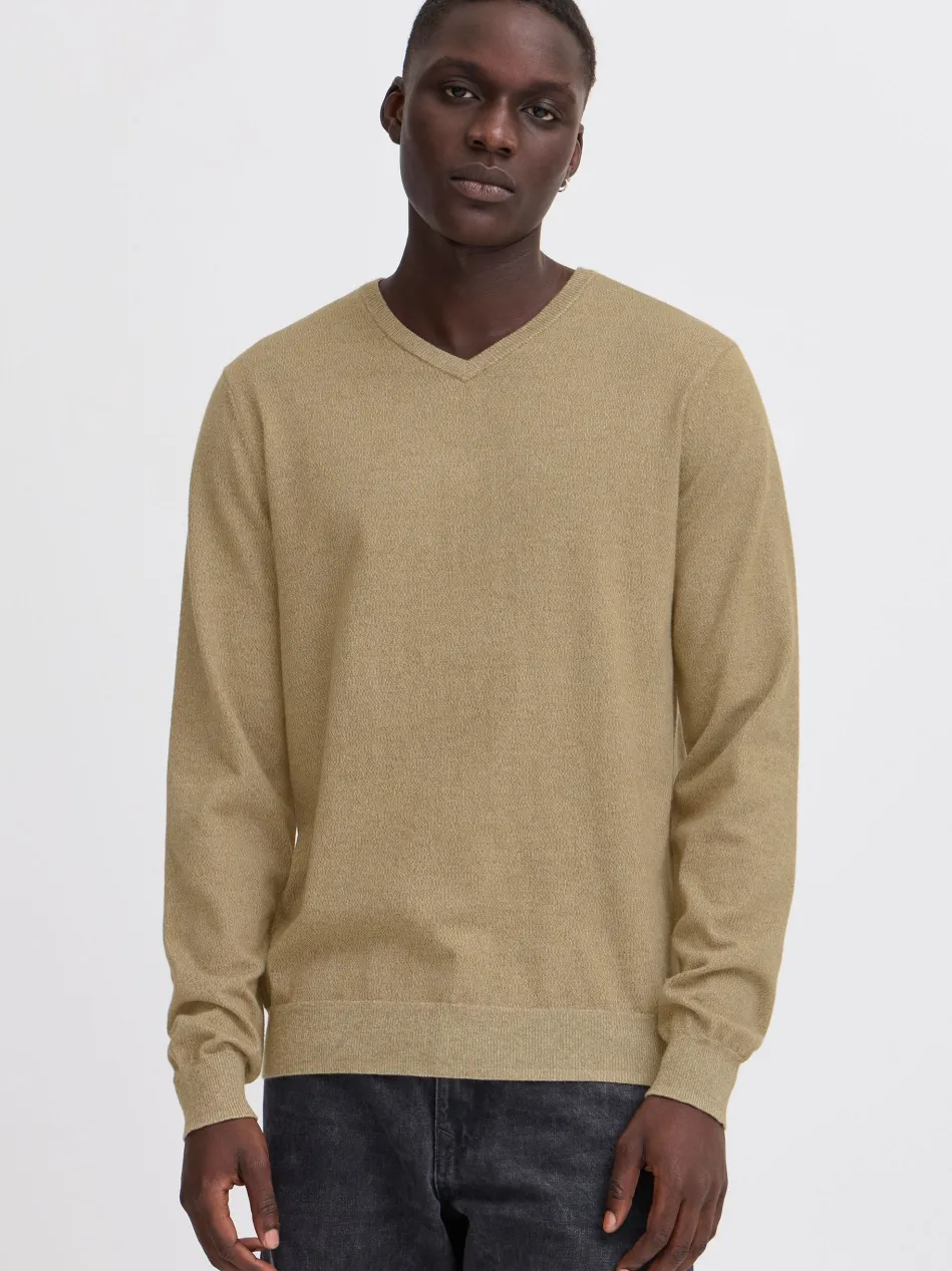Herren Strickpullover - BHBRUTON V-neck