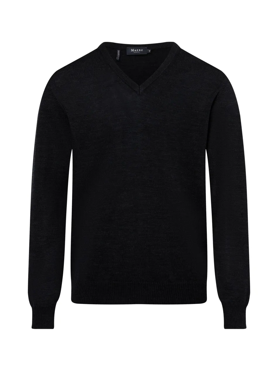 Herren Strickpullover aus Schurwolle
