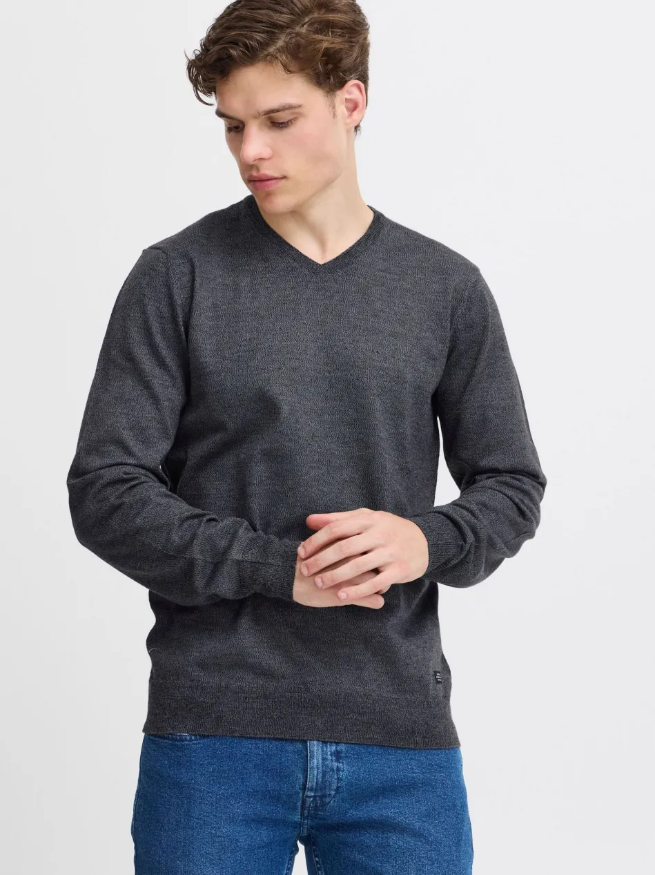 Herren Strickpullover - BHBRUTON V-neck