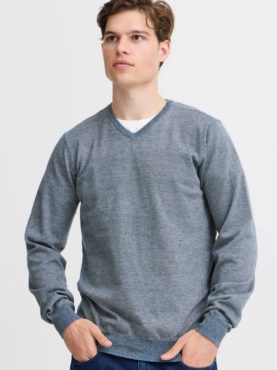 Herren Strickpullover - BHBRUTON V-neck