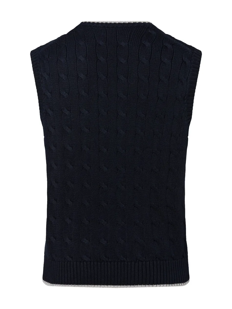 Herren Strickpullunder