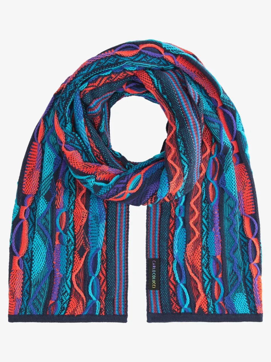 Herren Strickschal - Coral
