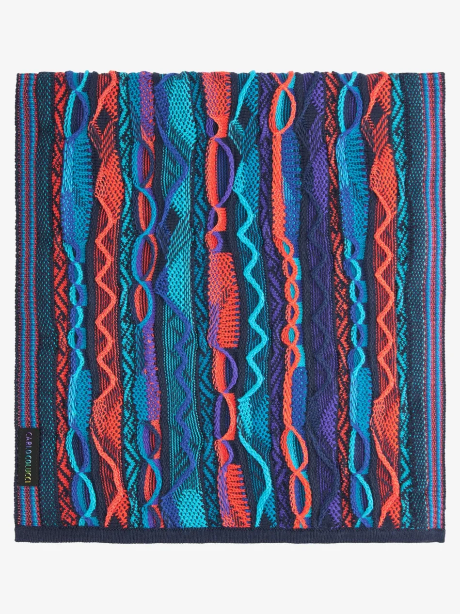 Herren Strickschal - Coral
