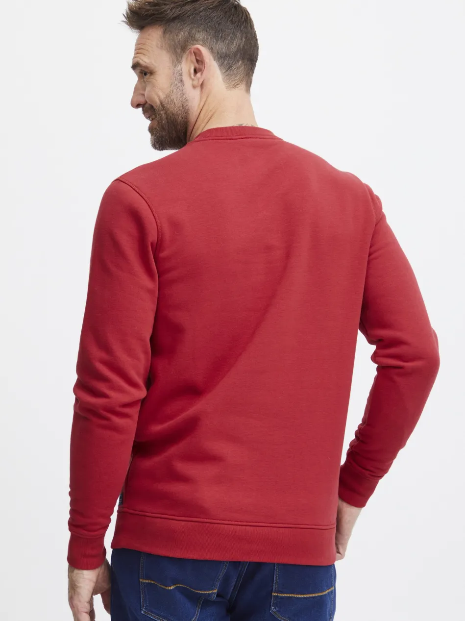 Herren Sweatshirt - FQWILLIAM crew neck logo sweat