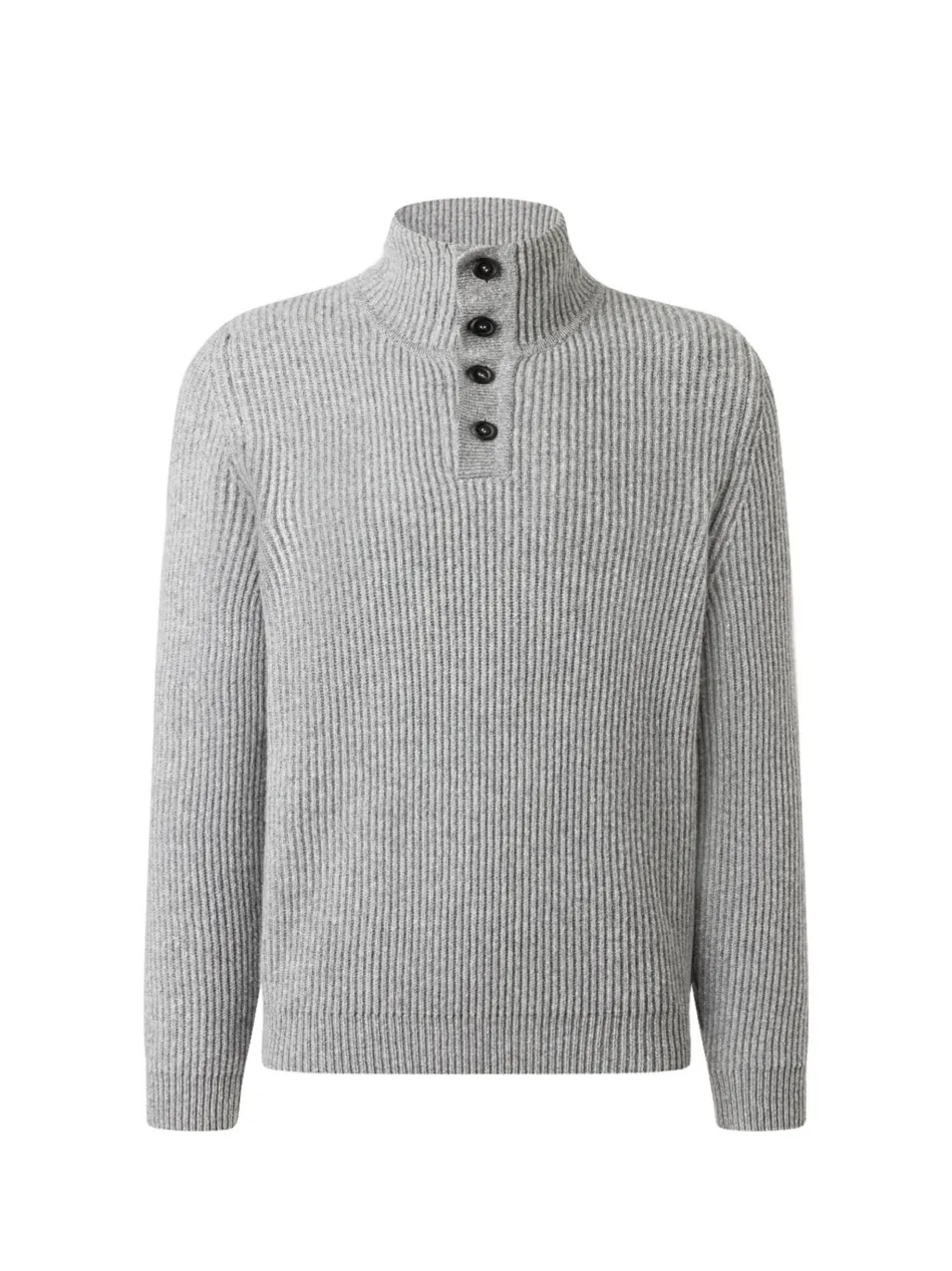 Herren Troyer-Pullover aus Merinowolle
