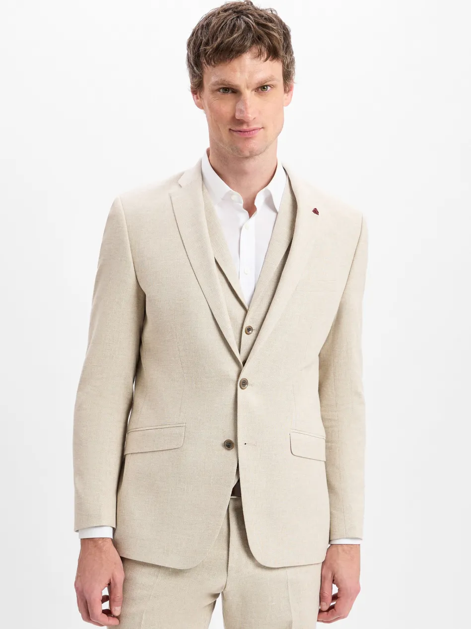 Sakko mit Leinenanteil